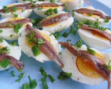 Italian Hard-Boiled Eggs with Anchovies